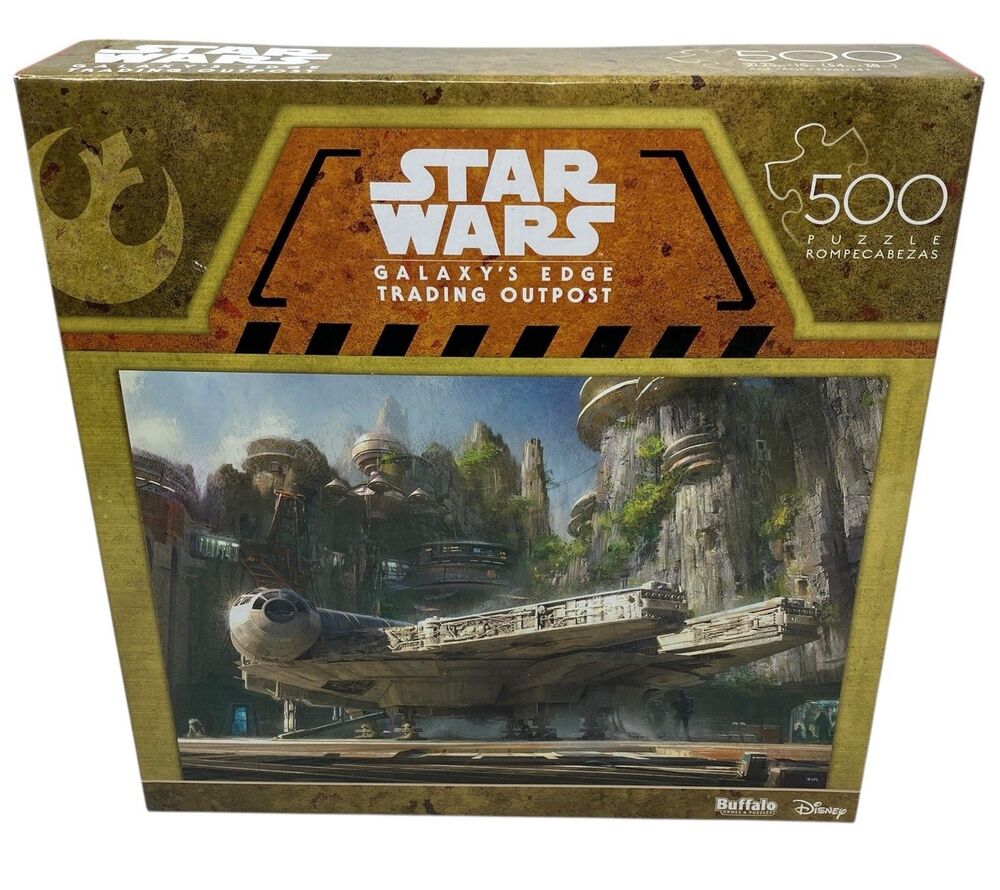 Buffalo Star Wars Galaxys Edge Trading Outpost 500 Piece Jigsaw Puzzle Disney
